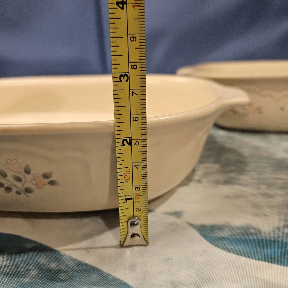 Pfaltzgraff Set of 2 Stoneware Baking Dishes Oven Safe‎ Casserole Dish USA